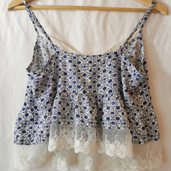 Garage tank, navy/cream, small - Picture 4 of 13